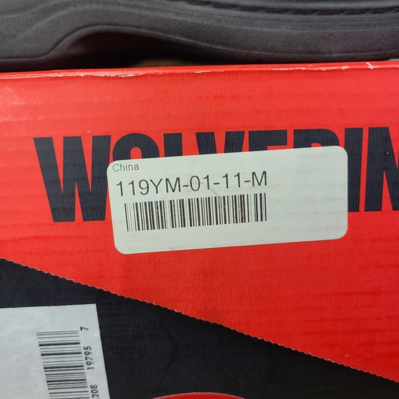 Wolverine Shoes Loafers Slip-On Brown Leather Steel Toe Men's Size 11 - Picture 11 of 12